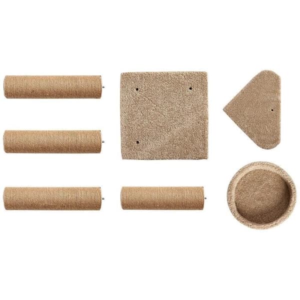 Basics Kattträd med klösmattor, Mellanstorlek - CT-80