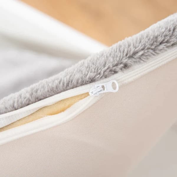 Rootz Katteskab til kat - Toilet kattebakke med 3 trappetrin - Kattehus - Kattehuler - Katteskab til kat - Seng med døråbning - Hvid - 90 x 48 x 59 cm