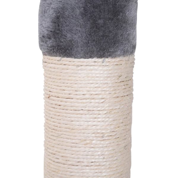 Rootz Cat Tree - Scratching Post - Cat Scratching Post - Cat Climbing Tree - Climbing Tree Tower - Cat Tower - High Height Adjustable - Gray - 40 x 34