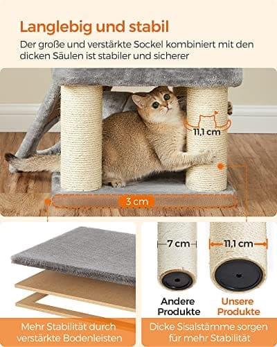 Feandrea Cat Tree isoille kissoille, kissapuu