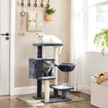 Miniatyrbild 3 av 7: Feandrea Cat Tree, Small Cat Condo 84 cm, Cat Tower, Smoky Grey