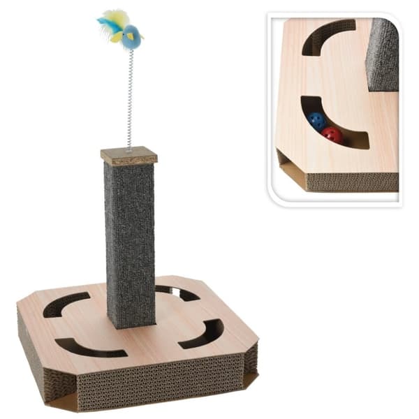Pets Collection kradsestolpe til katte 40x40x40 cm naturfarvet