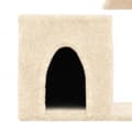 Miniatyrbilde 6 av 8: vidaXL Kattetre med klorestolper i sisal kremhvit 50,5 cm