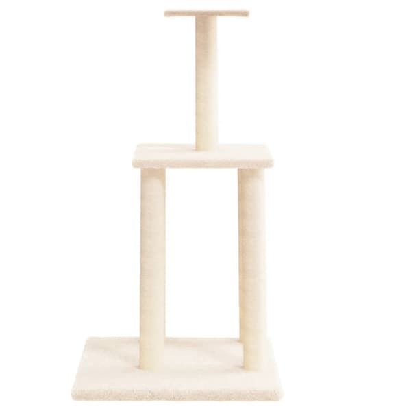 Klösträd med sisalpelare gräddvit 85,5 cm