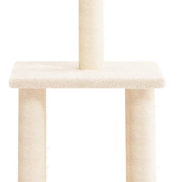 Klösträd med sisalpelare gräddvit 85,5 cm