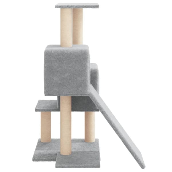 Klösträd med sisalpelare ljusgrå 82 cm