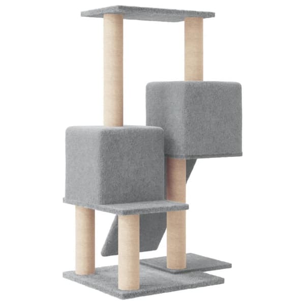 Klösträd med sisalpelare ljusgrå 82 cm