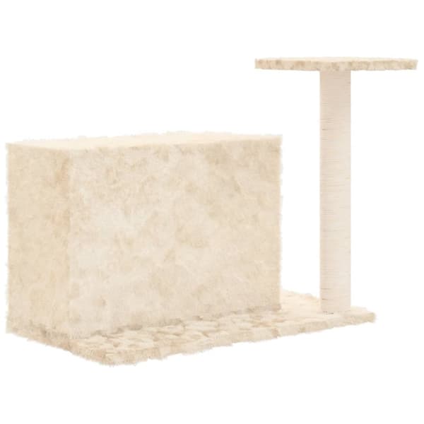 kradsetræ med sisalkradsestolpe 51 cm cremefarvet