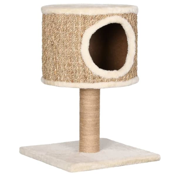 kradsetræ med hus og kradsestolpe 52 cm søgræs