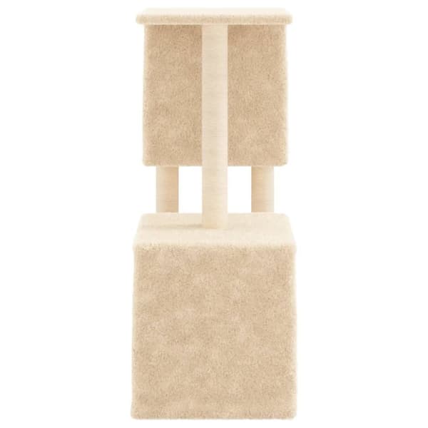 Klösträd med sisalpelare gräddvit 86 cm
