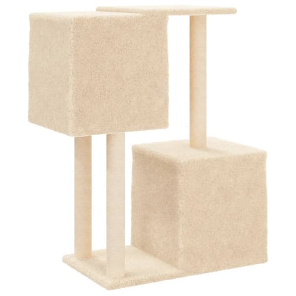 Klösträd med sisalpelare gräddvit 86 cm