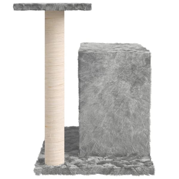 Klösträd med klöspelare sisal ljusgrå 51 cm