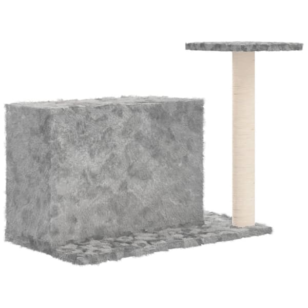 Klösträd med klöspelare sisal ljusgrå 51 cm