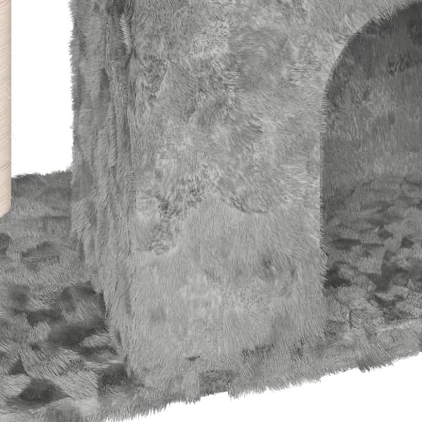 Klösträd med klöspelare sisal ljusgrå 51 cm