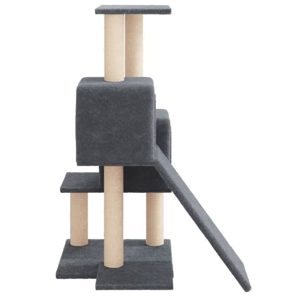 Klösträd med sisalpelare mörkgrå 82 cm