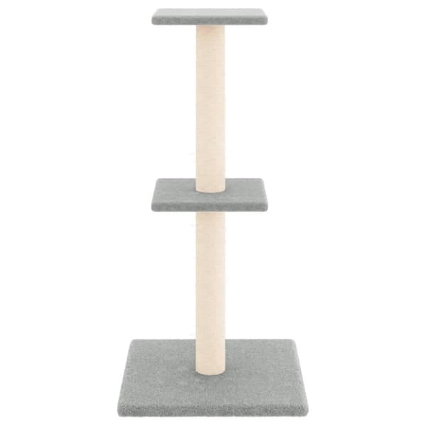 Klösträd med sisalpelare ljusgrå 73 cm