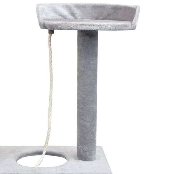 kradsetræ til katte med sisal 150 cm grå