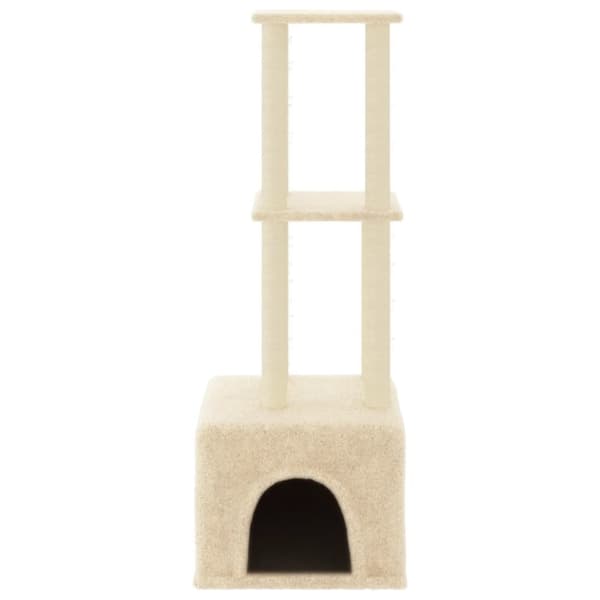 Klösträd med sisalpelare gräddvit 133,5 cm