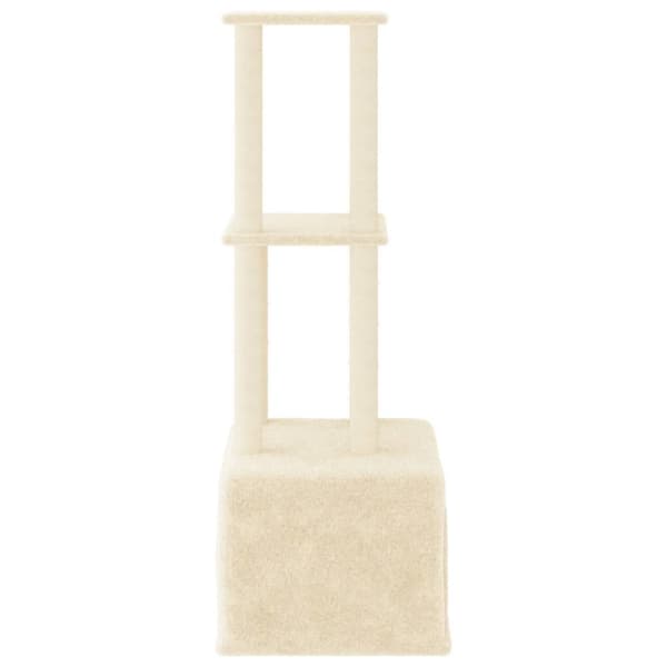 Klösträd med sisalpelare gräddvit 133,5 cm