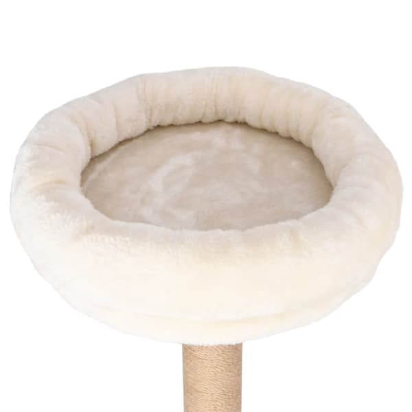 Kissapuu tyynyllä ja tangolla, 148 cm, meriruohoa