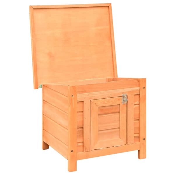 kattehus 50x46x43,5 cm massivt fyrre- og grantræ