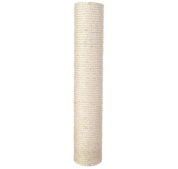 Reservstolpe, sisal, ø 9 × 50 cm, natur