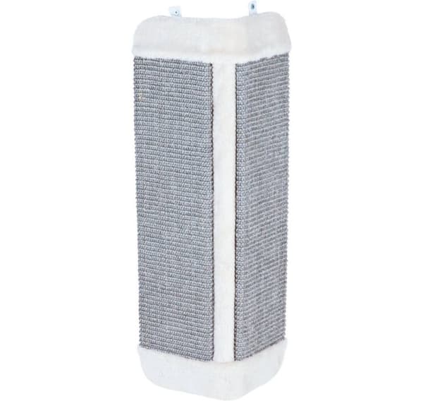 Skrabebræt til hjørner, 32 × 60 cm, grå/lys grå, Trixie