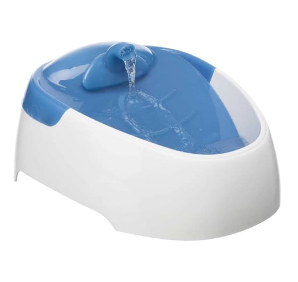 Duo Stream automatisk vattendispenser, 1 l/20 × 10 × 23 cm, vit/blå