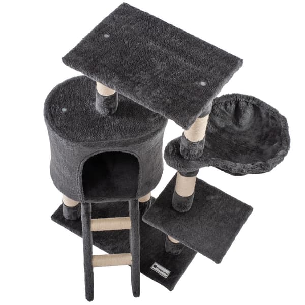Femplans kat klatretræ Grå 75 cm