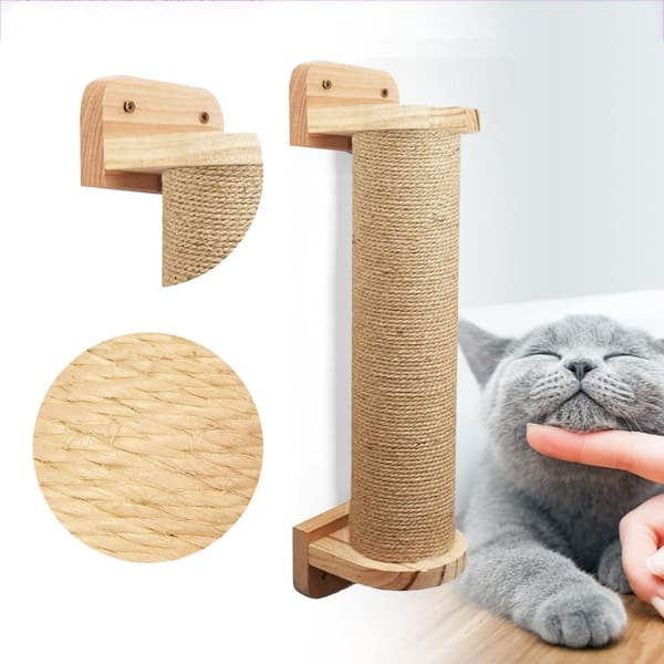 Vægmonteret kradsetræ for katte 332526