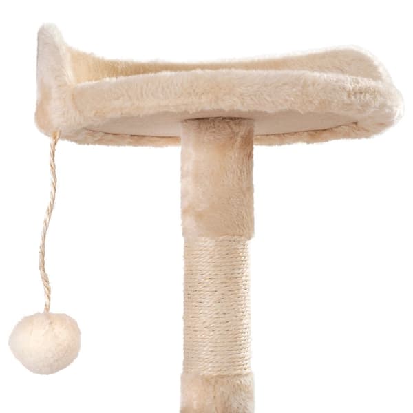 Fire-niveau kradsetræ for katte Beige PJ-042 85 cm