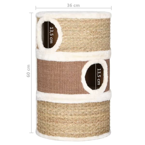 vidaXL Kissan raapimistynnyri 60 cm meriheinä - Kissan huonekalut