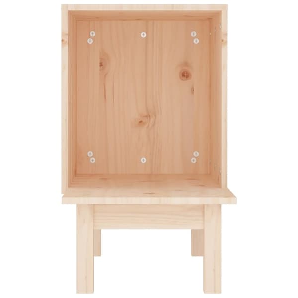 vidaXL kattehus 60x36x60 cm massivt fyrretræ -  Kattetræer