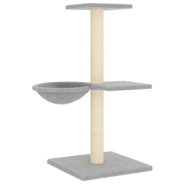 vidaXL Kissan kiipeilypuu sisal- raapimispylväillä vaaleanharm. 72 cm -  Kissan huonekalut