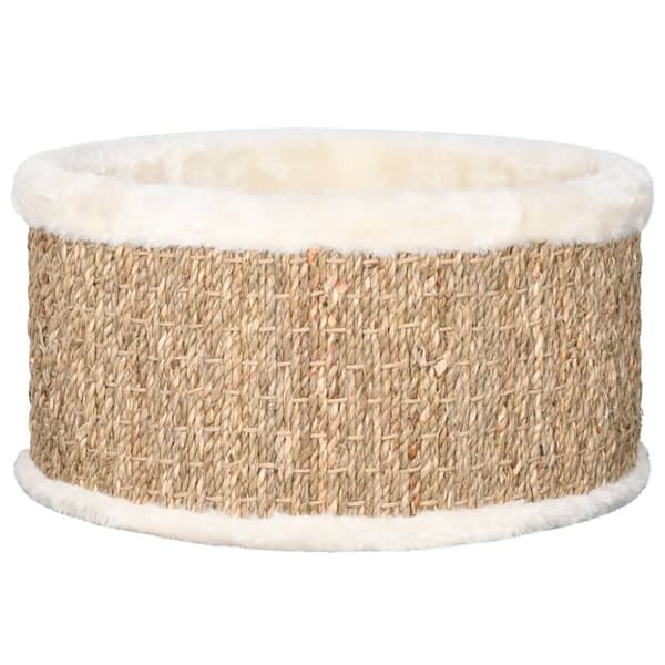 The Living Store Pyöreä kissankori 36 cm meriheinä -  Kissan huonekalut