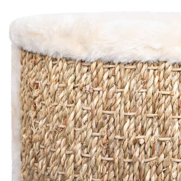 The Living Store Pyöreä kissankori 36 cm meriheinä -  Kissan huonekalut
