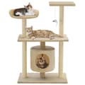 Miniatyrbild 2 av 8: The Living Store Klösträd med sisalpelare 95 cm beige -  Kattmöbler
