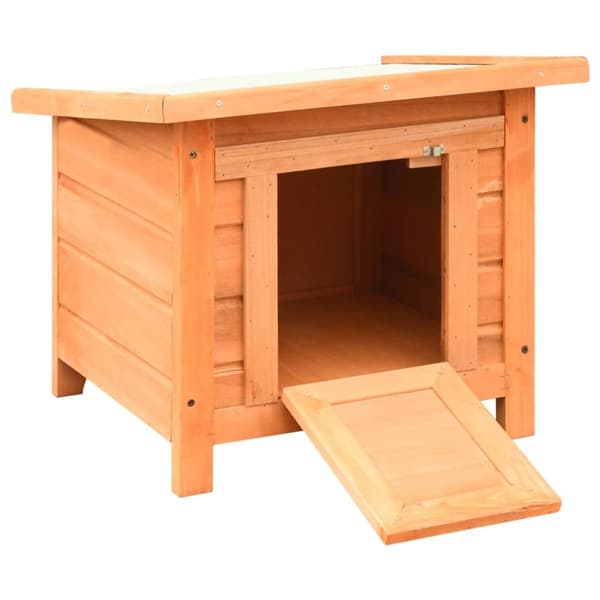 The Living Store kattehus 50x46x43,5 cm massivt fyrre- og grantræ -  Kattetræer