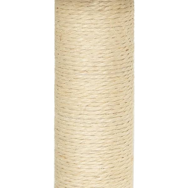 Kattmöbler - Living Klösträd med klöspelare i sisal ljusgrå 155 cm