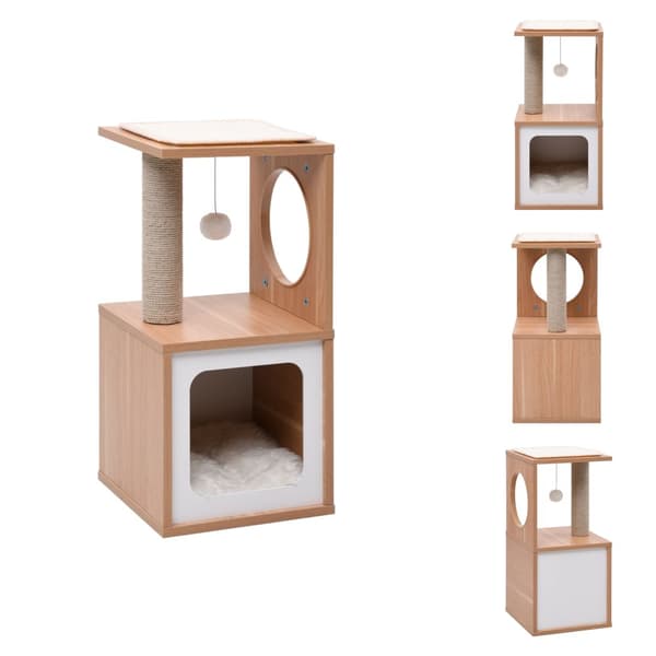 Kissan huonekalut - Living Kissan kiipeilypuu sisal-raapimismatolla 60 cm