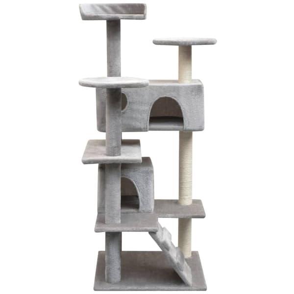 Kattmöbler - Living Klösträd med sisalpelare 125 cm grå