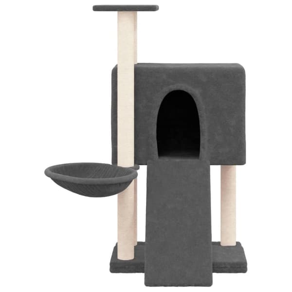 Kattmöbler - Living Klösträd med sisalpelare mörkgrå 96 cm