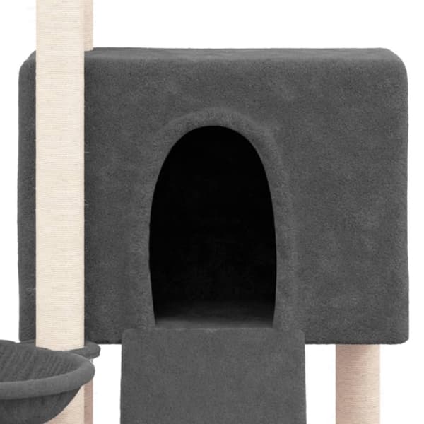 Kattmöbler - Living Klösträd med sisalpelare mörkgrå 96 cm