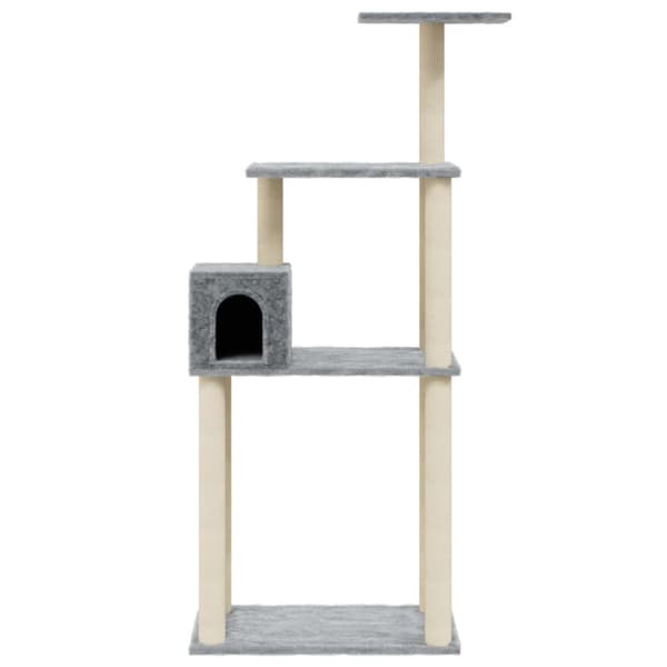 Klösträd med sisalpelare ljusgrå 147 cm - Klösträd - Katträd - Home & Living