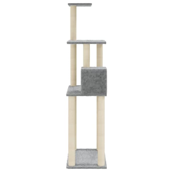 Klösträd med sisalpelare ljusgrå 147 cm - Klösträd - Katträd - Home & Living