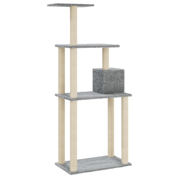 Klösträd med sisalpelare ljusgrå 147 cm - Klösträd - Katträd - Home & Living