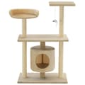 Pikkukuva 4 / 8: Kissan raapimispuu sisal-pylväillä 95 cm beige - Kissan Raapimispuu - Kissan Raapimispuut - Home & Living
