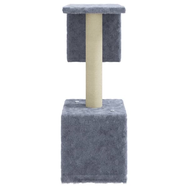 Kissan kiipeilypuu sisal- raapimispylväillä vaaleanharmaa 60 cm - Kissan Raapimispuu - Kissojen Raapimispuut - Home & Living