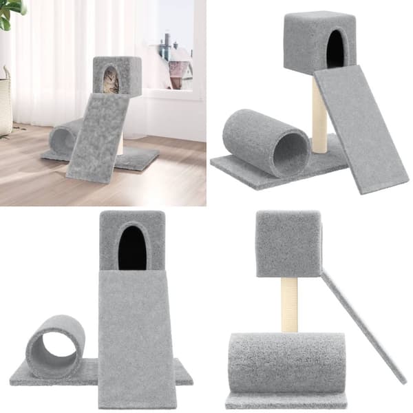 Klösträd med klöspelare sisal ljusgrå 59 cm - Klösträd - Klöspelare - Home & Living