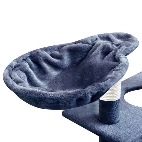 kradsetræ med sisal til katte 150 cm mørkeblå